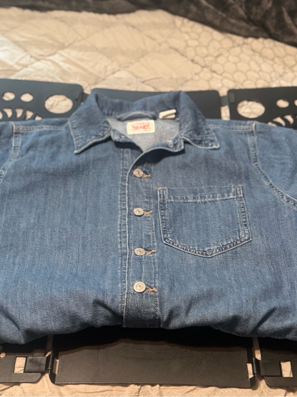 LEVIS heritage short sleeve romper size L - Picture 11 of 11